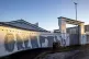Graffiti on the wall of Ulster Rugby Stadium in Belfast. Gra