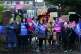 Protesters on a primary school teachers picket line outside 