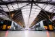 Empty platforms in Paddington station in London, 