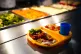 A lunch tray in a school canteen