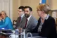 Newly elected First Minister of Scotland Humza Yousaf, with 