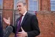 Labour Party leader Sir Keir Starmer speaks to the media dur