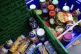 Stocks of food at a food bank