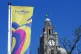 signage promoting the Eurovision Song Contest near The Royal