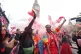 Members of the National Education Union (NEU) take part in a