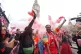 Members of the National Education Union (NEU) take part in a
