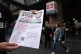 Members of the Rail, Maritime and Transport union protest ou
