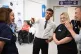 Prime Minister Rishi Sunak speaks to staff and patients in t