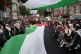 Protesters during a pro-Palestine march organised by Stop th