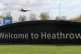 A British Airways plane taking off from Heathrow Airport, Oc