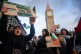 People take part in the Free Palestine Coalition protest in 