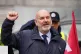 Aslef general secretary Mick Whelan on the picket line at Eu