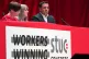 Scottish Labour leader Anas Sarwar at the Scottish Trades Un