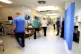 Staff on a NHS hospital ward