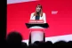Deputy Prime Minister Angela Rayner speaking at the Labour P