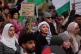 People take part in a national march for Palestine, supporte
