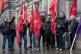 Members of Unite, Unison, GMB, and the EIS trade unions stag