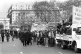 Protesters marching to Scotland Yard in a demonstration agai