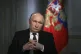Russian President Vladimir Putin during an interview with Ro