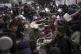 Palestinians line up for a meal in Rafah, Gaza Strip, Decemb