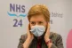 Scotland's First Minister Nicola Sturgeon during her visit t
