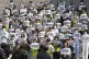 Unionised medical workers stage a rally demanding trainee do