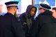 Metropolitan police officers carrying out a stop and search 