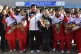 North Korean women's ice hockey players arrive at the South 