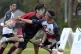 Silicon Valley Skrewts' Logan Anbinder (middle) drives to th