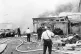 HORROR: A dark cloud of smoke drifts across the centre of Be