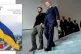 DOWNHILL PATH: Ukrainian President Volodymyr Zelensky with G