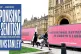 CONCERTED AND WELL-FINANCED: A convoy of mobile billboards w