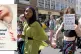 Trans Pride protest march in Brighton in July 2023