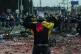 A Colombian protester against neoliberalism this spring