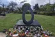 Wreaths are laid at the Glasgow ceremony