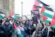 JUST CAUSE: A Palestine Solidarity Campaign rally outside th