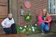 Members of the Greater Manchester Communist Party lay floral