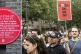 KNOWING YOUR HISTORY: (L to R) Cable Street battle memorial 