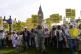 Beekeepers protest outside the Houses of Parliament over neo