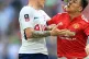 Tottenham Hotspur's Kieran Trippier (left) and Manchester United's Alexis Sanchez battle for the ball during the Emirates FA Cup semi-final match at Wembley Stadium, London.