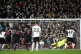Fulham's Aboubakar Kamara has a penalty saved by Huddersfiel