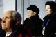 EYES WIDE SHUT: US Vice-President Mike Pence (front) claims 