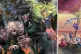 (L) Ekaterina Egorushkina, Public Order (detail) 2023; (R) M