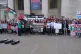 Protesters gather in Manchester