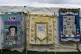 The banner of Woman's Place UK, which organised the event, b