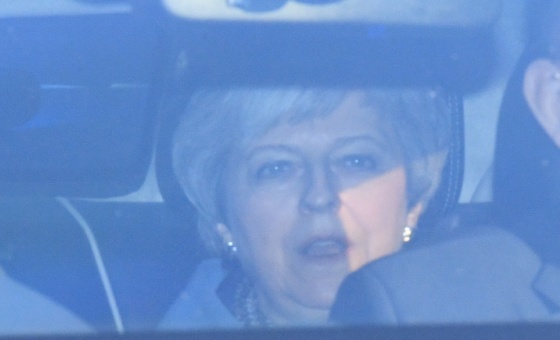 Prime Minister Theresa May leaving the Houses of Parliament, Westminster, London, ahead of the latest round of debates in the House of Commons concerning Brexit issues