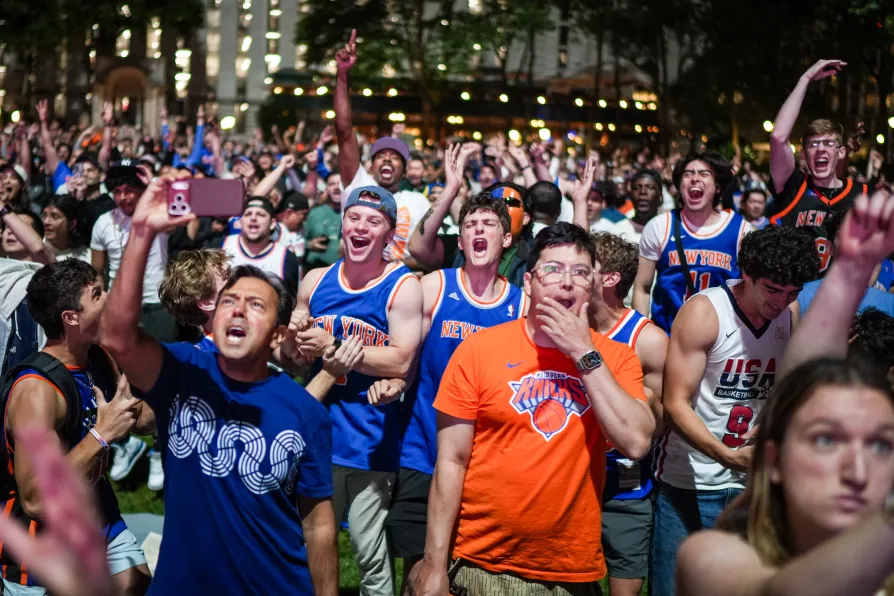 World Cup takes back seat to Knicks mania in New York