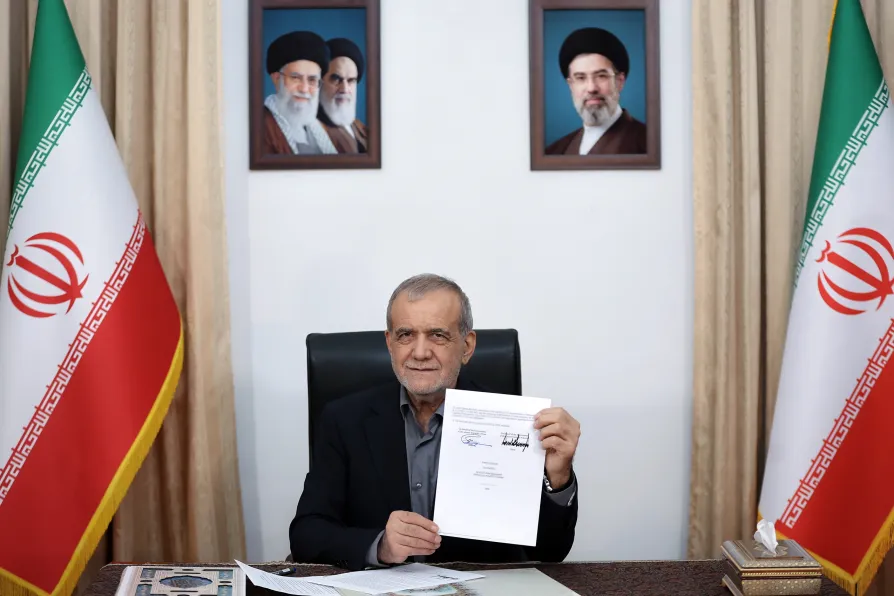 Iran's president says $6 billion of its frozen assets in Qatar to be released