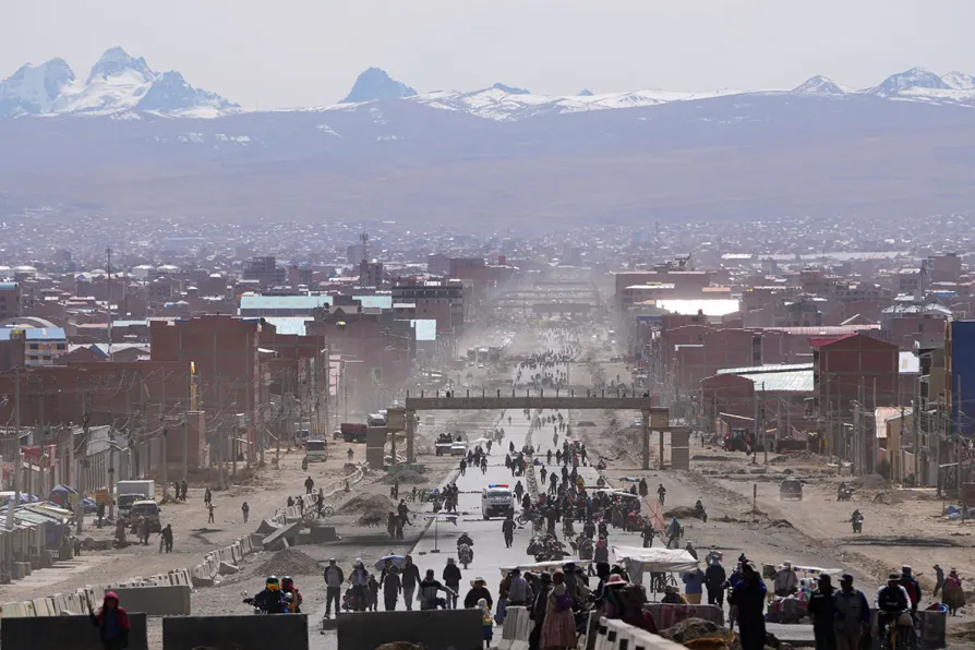 Bolivian government declares state of emergency to crack down on anti-government road blockades