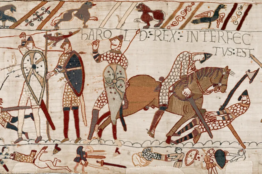 Who made the Bayeux tapestry?